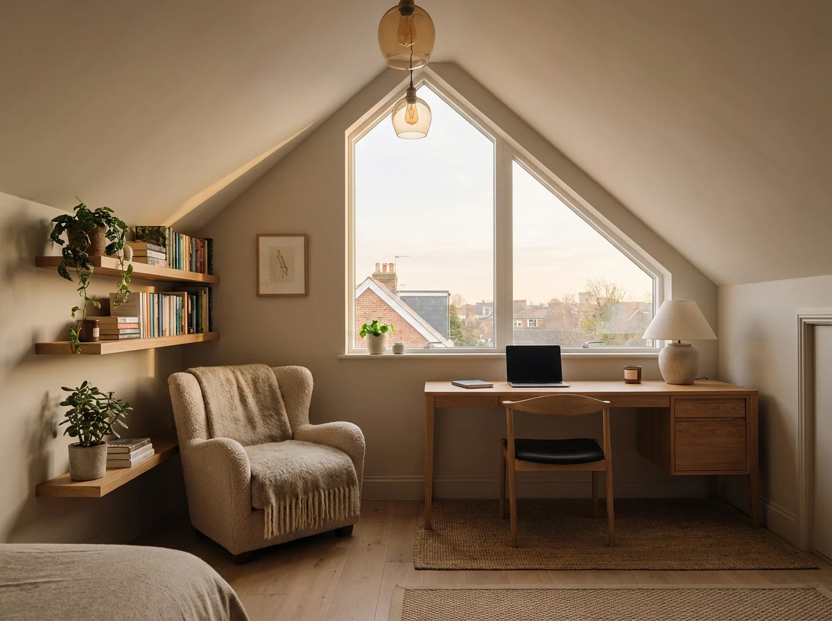 Hip to Gable Interior Study Nook London