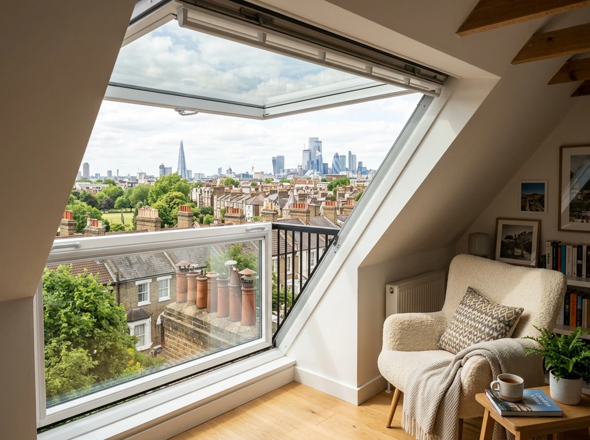 Velux Cabrio Balcony Window Convertible Loft London