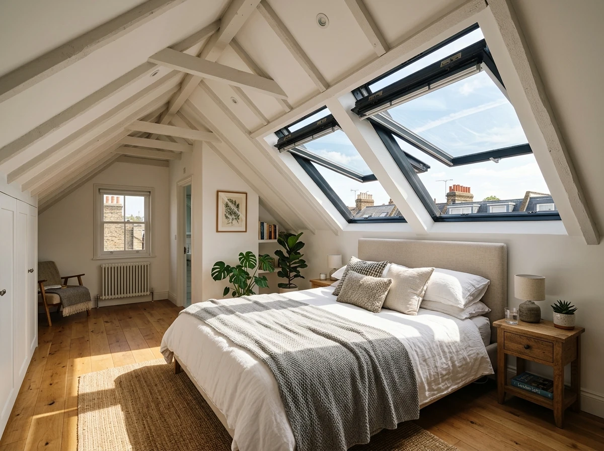 Velux Skylight Roof Window Master Bedroom London